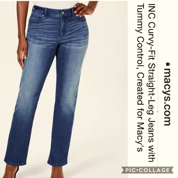 macy's inc curvy fit jeans